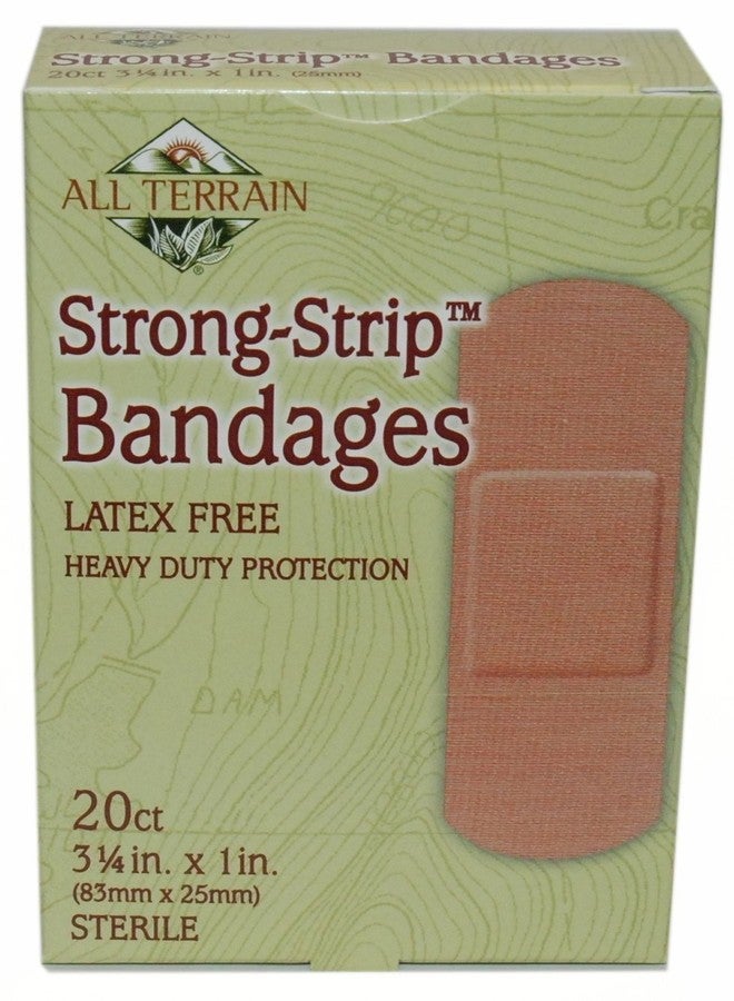 All Terrain Strong Strip Bandages Latex Free - 20 Bandages